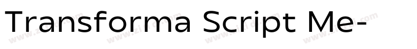 Transforma Script Me字体转换